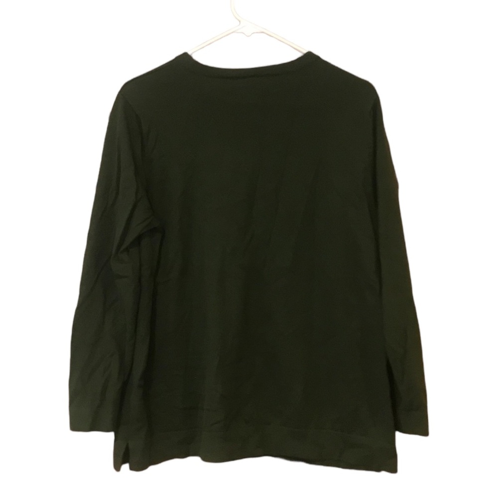 J Jill Longsleeve Green Shirt